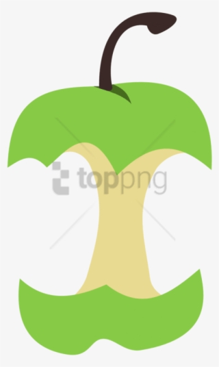 Free Png Download Apple Core Png Images Background - Green Apple Core Transparent