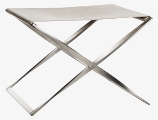 Pk91 Folding Stool Poul Kjærholm Canvas - Fritz Hansen Pk91