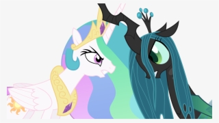 Celestia And Chrysalis Fight
