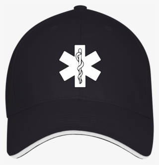 Star Of Life Structured Twill Cap With Sandwich Visor - Baseball Cap