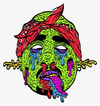 Zombie Tupac - Illustration
