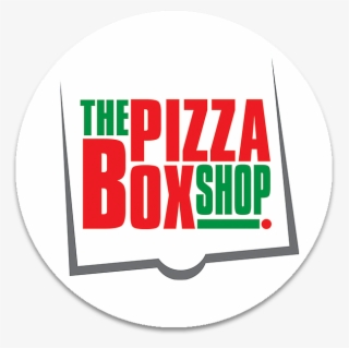 The Pizza Box Shop Logo Shadow - Label