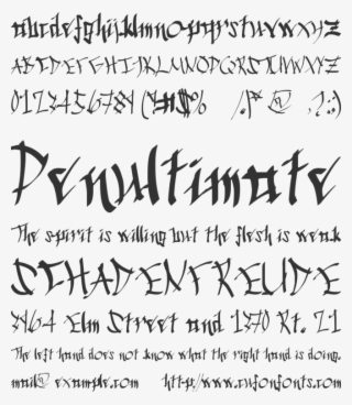 Greek Calligraphy Fonts - Quincho Script Personal Use