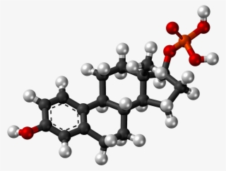 Estradiol Phosphate Molecule Ball - Estradiol Png
