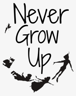 #mq #words #text #peterpan #disney #black #silhouette - Tatuaje Peter Pan Never Grow Up