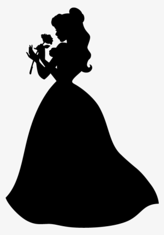 Silhouette Gold Belle Photography Beast Rose Dress - Beauty And The Beast Rose Silhouette