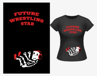 Future Wrestling Star T Shirt Logo Idea By Peter Dranitsin - Poster