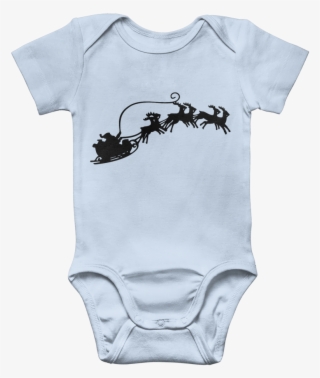 Santa Sleigh ﻿classic Baby Onesie Bodysuit - Infant Bodysuit