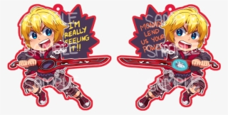 Shulk Acrylic Charm Prototype Is Done I Am Pleased - Cartoon