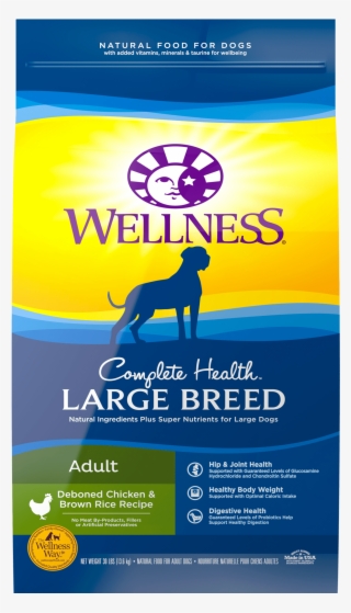 Dog Food - Wellness Complete Health Large Breed