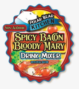 Spicy Bacon Bloody Mary Mixer - Stock Illustration