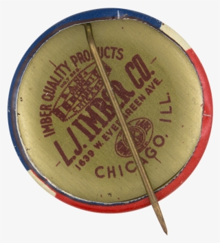 Fire Works Show 1947 Button Back Event Button Museum - Wall Clock