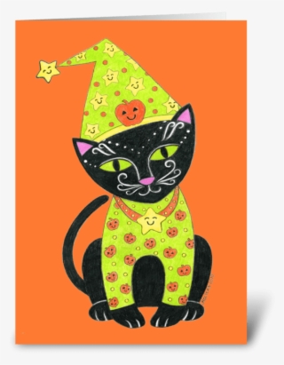 Happy Halloween Black Cat - Black Cat