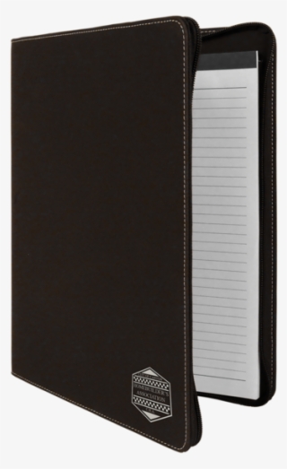 Laser Engraved Portfolios With Zipper - Littfun Thick 320 Sheets Soft Cover Faux Leather Journal
