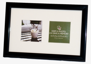 Double Opening Black Frame - Picture Frame