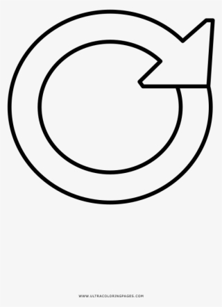 Circle Arrow Coloring Page - Elekta