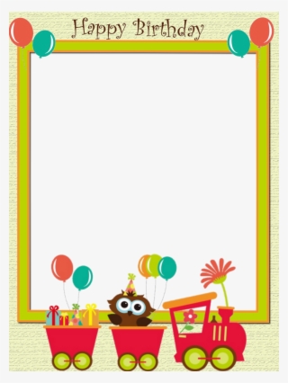 Happy Birthday Frame, Birthday Frames, Moldings, Writing - Happy Birthday