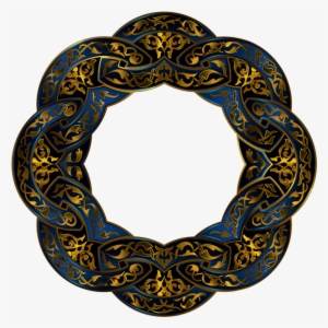 Luxury Islamic Round Frame Ornament, Luxury, Octagon, - Portable Network Graphics