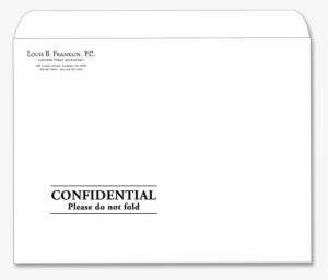 Picture Of Designer Tax Return Envelope - Address A Confidential Envelope