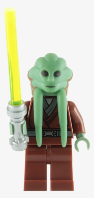 Lego Kit Fisto Minifigure With Green Lightsaber - Lego Star Wars: Kit Fisto Minifigure