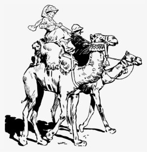This Free Icons Png Design Of Lady On Camel