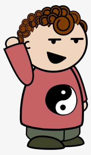This Free Icons Png Design Of Yin Yang Boy, Hand Raised
