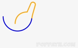 Draw A Thumb On The Right Side Of The U