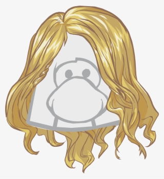 The Golden Locks Icon - Club Penguin The Flip