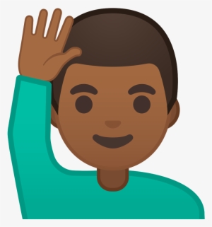 Raised Hand Emoji Www Hooperswar Com Exaple Resume - Emoji Man Raising Hand