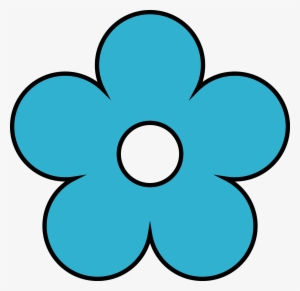 Cornflower Blue Flower Png Clipart 01 - Blue Flower Cartoon Png