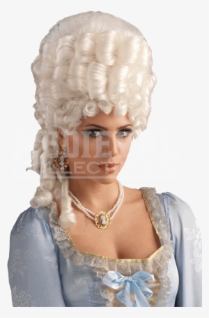 Platinum Blonde Marie Antoinette Wig - Deluxe Marie Antoinette Wig