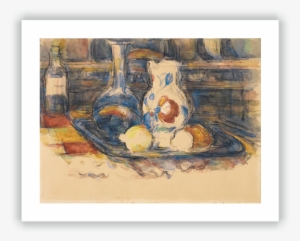 Bottle, Carafe, Jug And Lemons