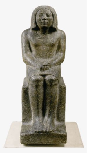Ankh Seated With Hands Clasped - Seni Di Mesir Kuno