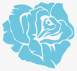 Blue Flower Vector Png - Blue Rose Vector Png