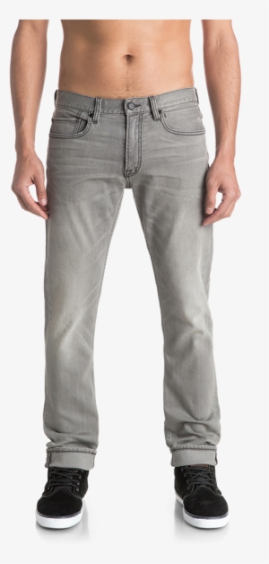 Slim Banner - Jeans Distorsion Grey Damaged 34