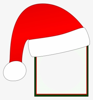 Square Santa Clipart - Santa Claus Frame Clipart