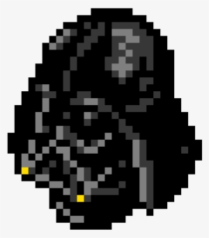 Darth Vader's Helmet ~ Drawn By Ben - Star Wars Perler Beads
