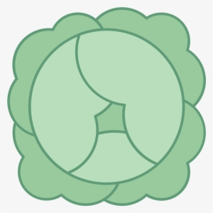 This Is The Logo For Cabbage Which Is In The Shape - Galactooligosaccharide