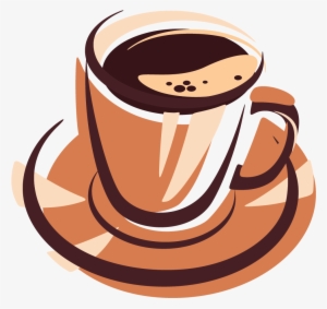 Coffee Cafe Hand Painted Handpainted Transprent Png - Coffee Drawing Png