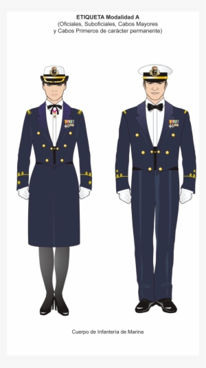 Infantería De Marina Etiqueta A - Uniformes Fuerzas Armadas Españolas