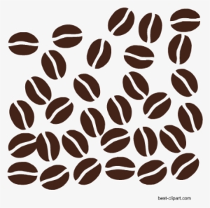 Coffee Beans Free Clip Art - Coffee Bean Clip Art Transparent Background
