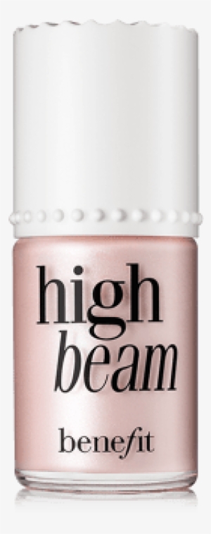 A Satiny Pink Liquid Face Highlighter For A Dewy Glow - Benefit Cosmetics High Beam Face Highlighter