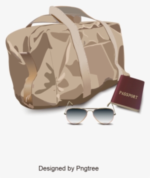 Hand-drawn Cartoon Bag Design, Travel, Cartoon Bag, - Handbag