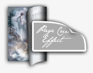 Page Curl Effect Vagyis Papírsarkának Felgyűrődése
