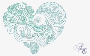 15 Curls Drawing Wave For Free Download On Mbtskoudsalg - Quilled Heart