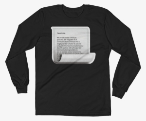 Men's Emoji Long Sleeve T Shirt - Bill Rights Shirt