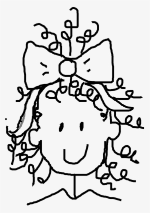 Curl 20clipart - Curl Black And White