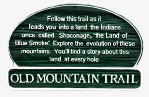 Old Mountain Trail - God Is Still Speaking