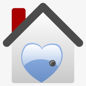 House, Home, Icon, Heart, Love, Houses, Estate, Real - House Of Love Clipart