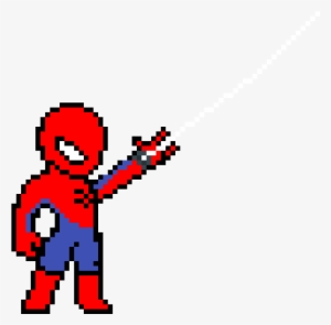Spider Man Web Shoot - Pixel Spiderman Png